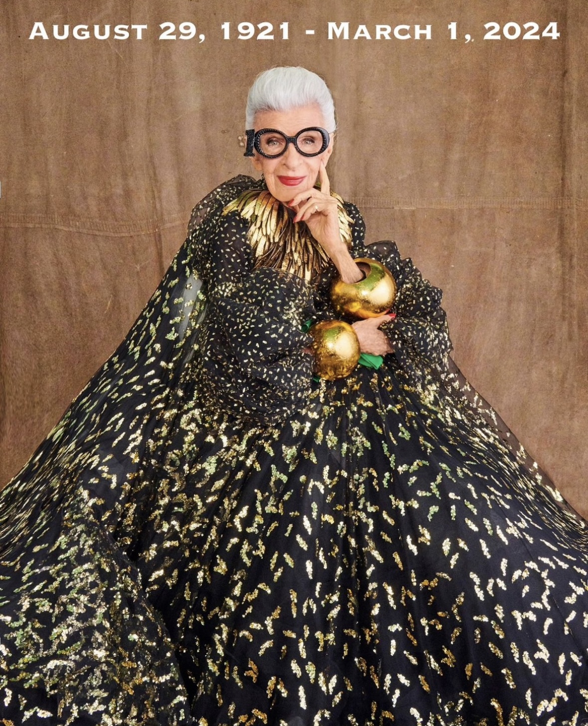 Iris Apfel: Saying Goodbye In Tears To Beloved Fashion Icon